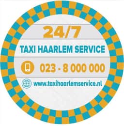 Taxi Haarlem service logo rond